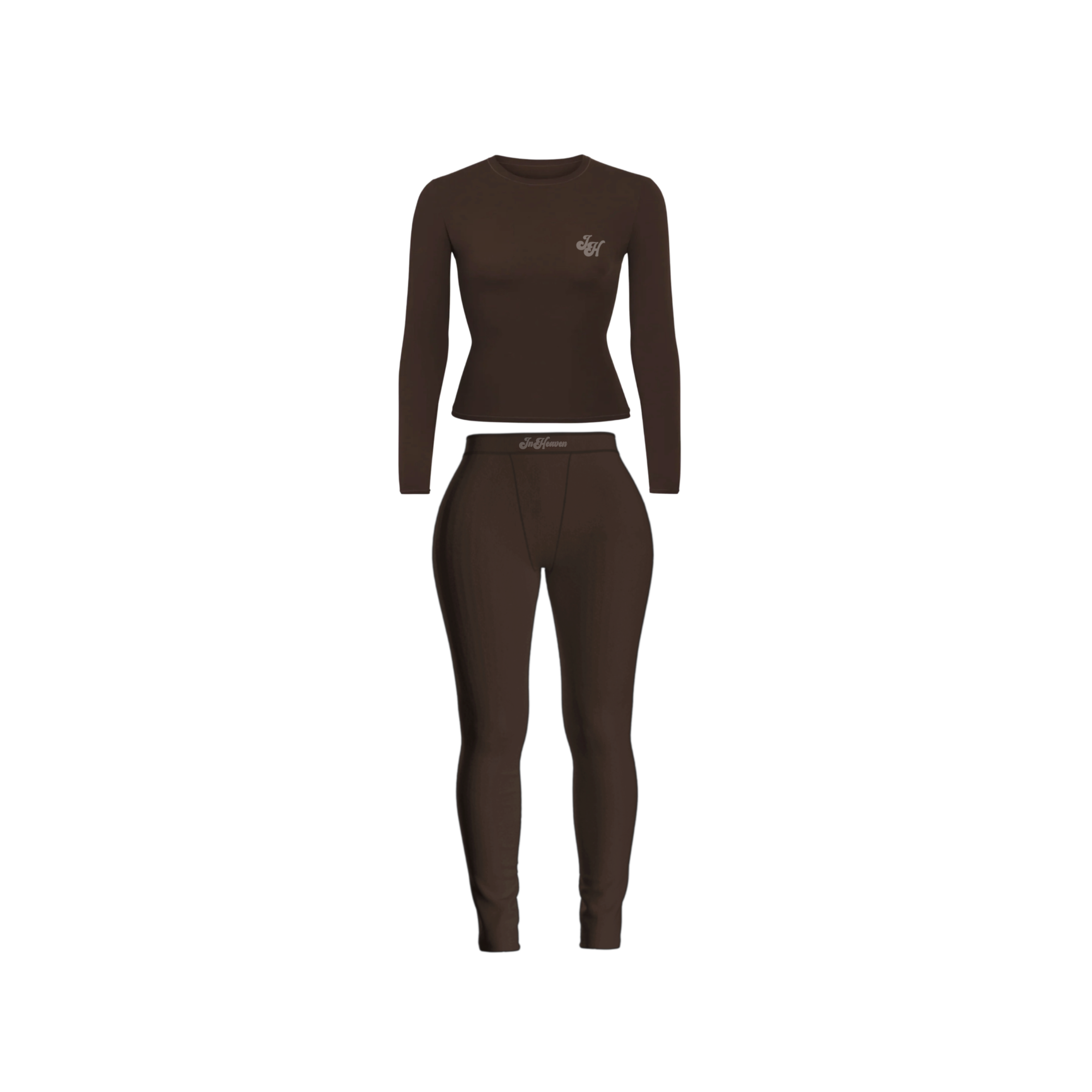 “Mocha” ribbed lounge set