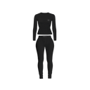 “Onyx” ribbed lounge set